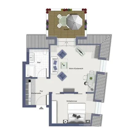 Himmel&meer - Nur 300m Vom Ostseestrand Mit Grosser Dachterrasse 아파트